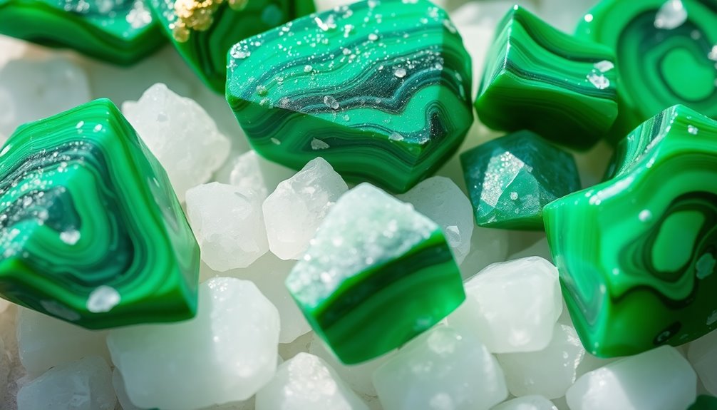 green malachite crystal