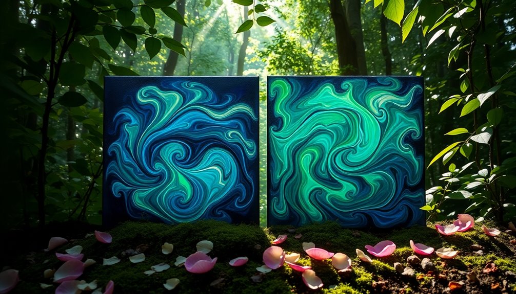 nature themed twin flame art