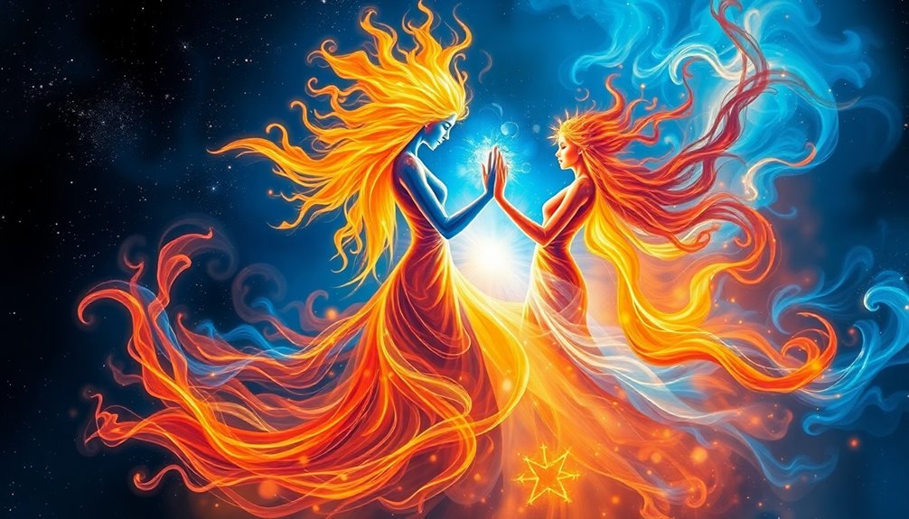 virtual flame artwork creation