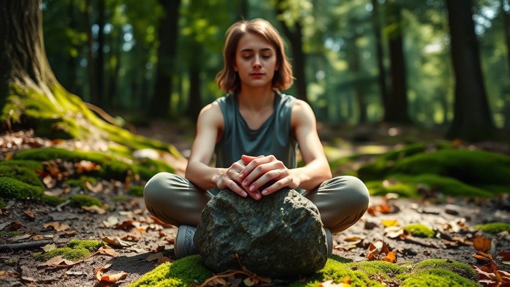 sensory grounding calms anxiety
