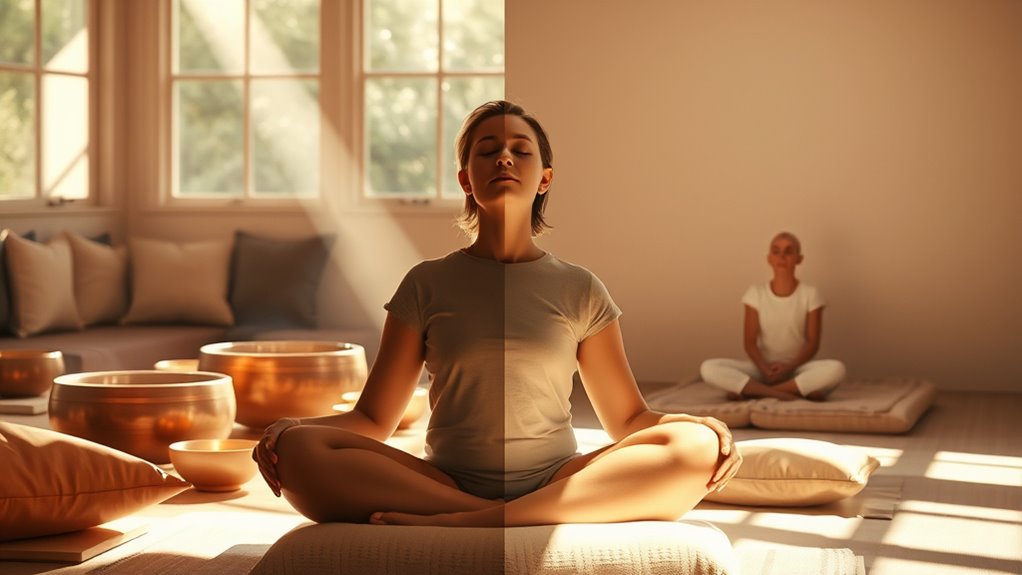 sound vibrations promote relaxation