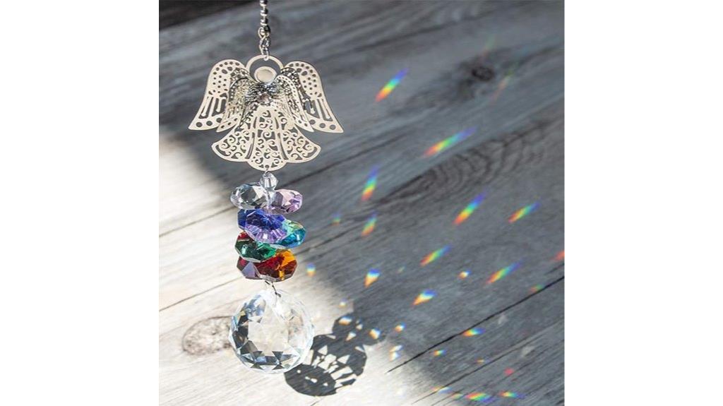 angel chakra beads car charm