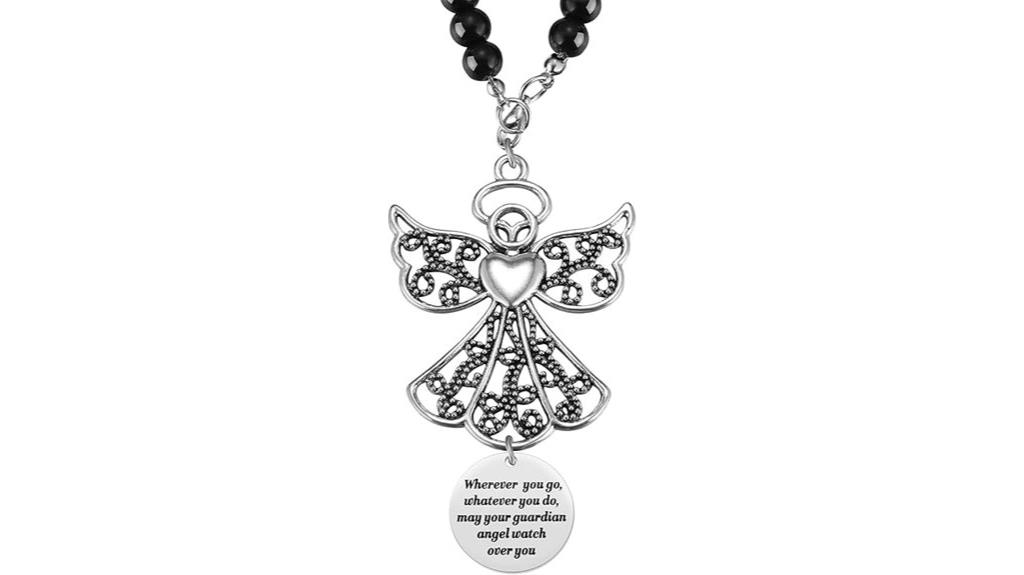 angel guardian mirror hanger