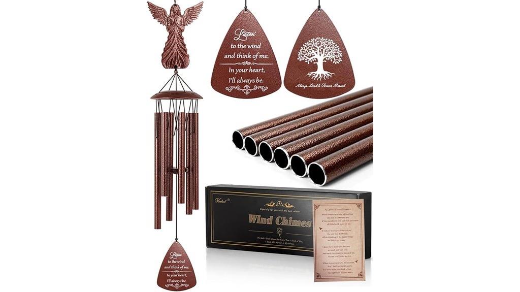 angel memorial wind chime