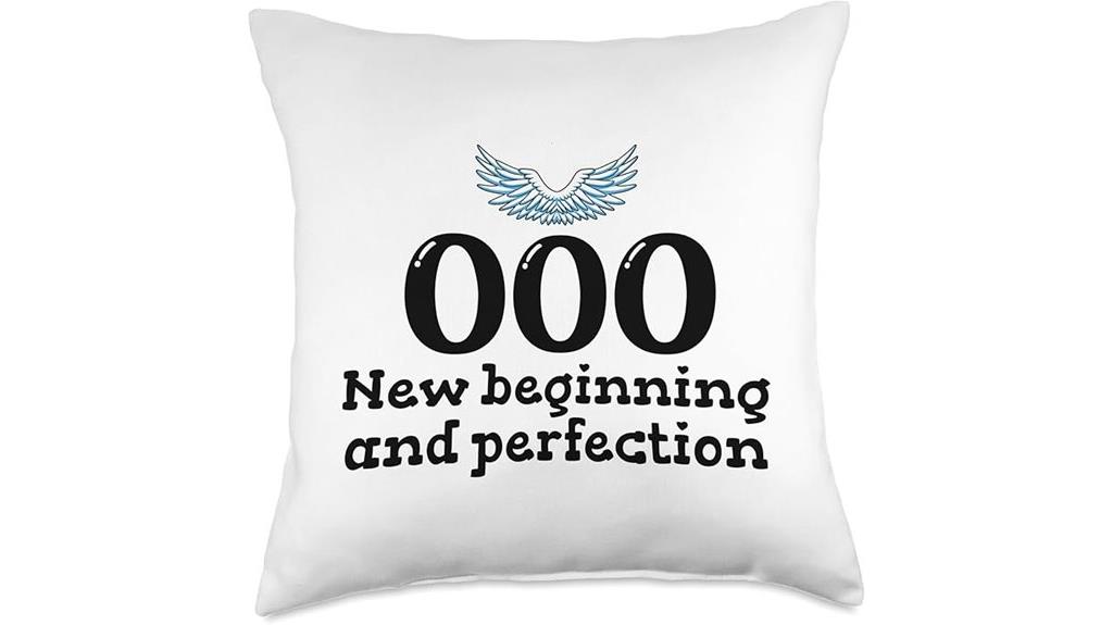 angel number pillow decor