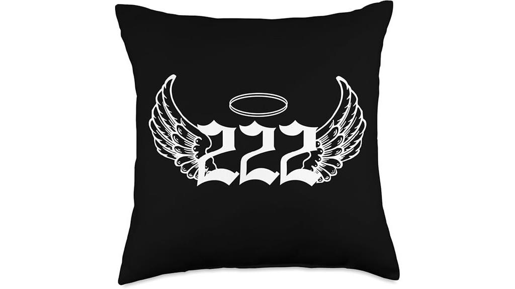 angel number pillow design
