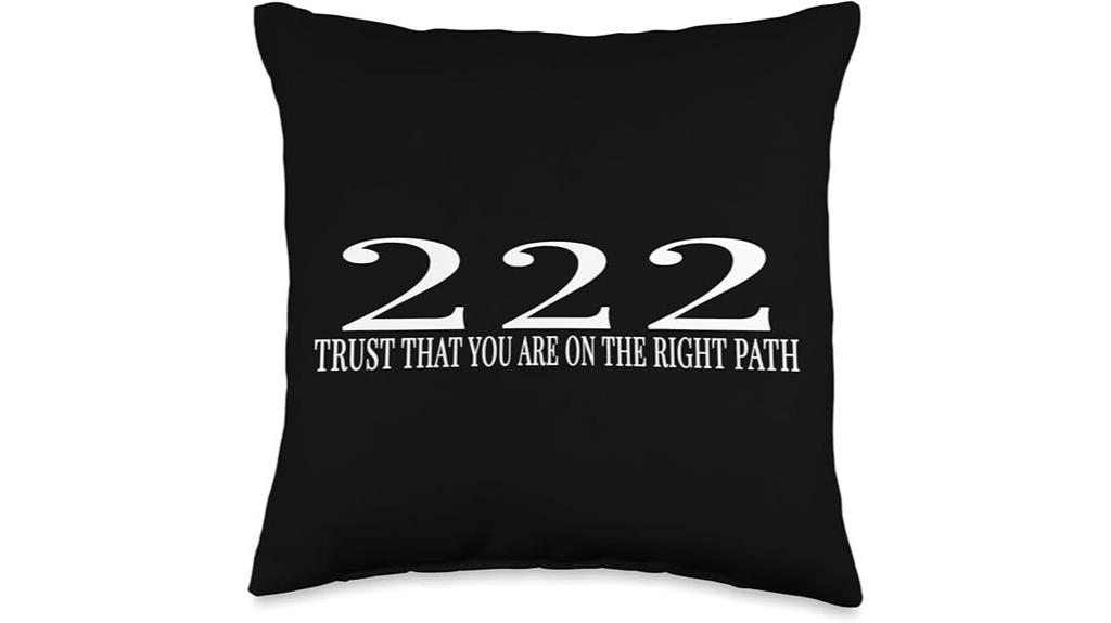 angel number pillow design