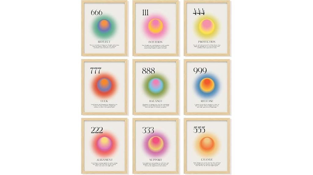 angel number poster artwork
