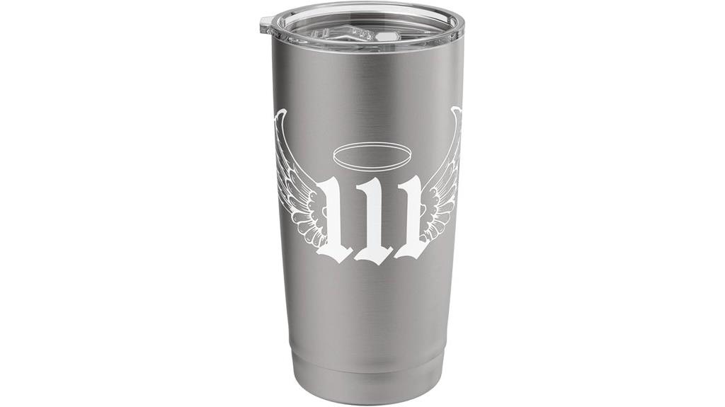 angel number tumbler design