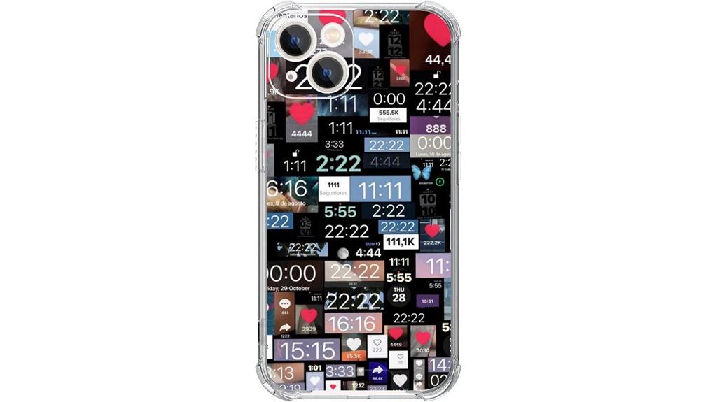 angel numbers phone case