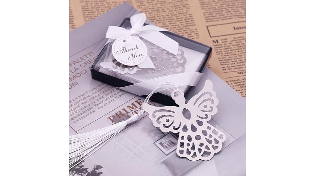 angel shaped book bookmarks