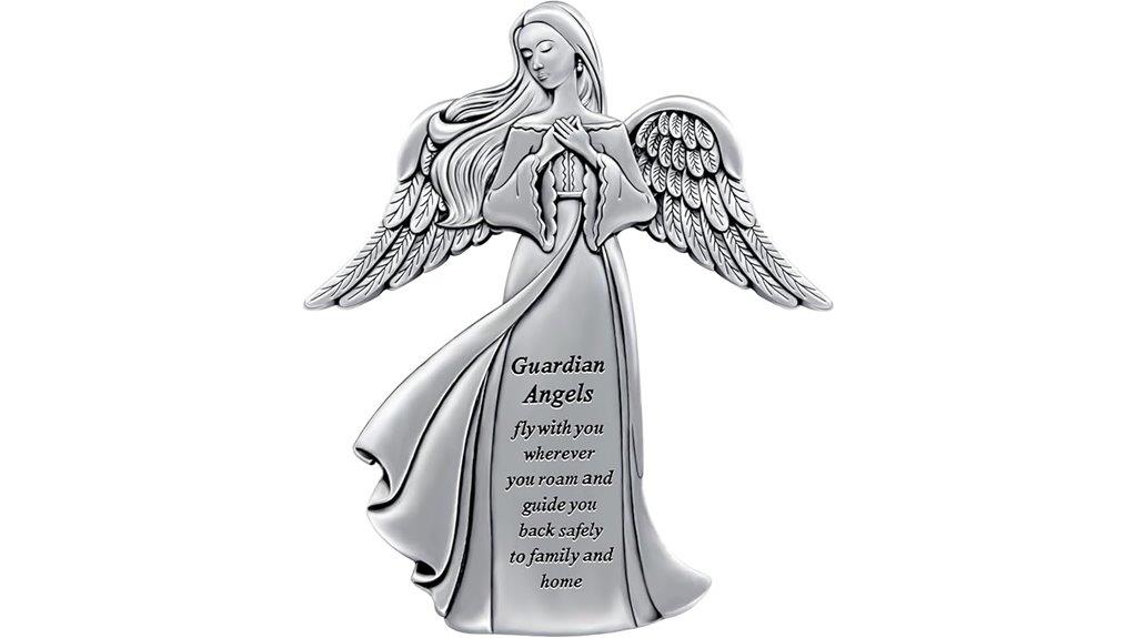 angel themed sun visor clip