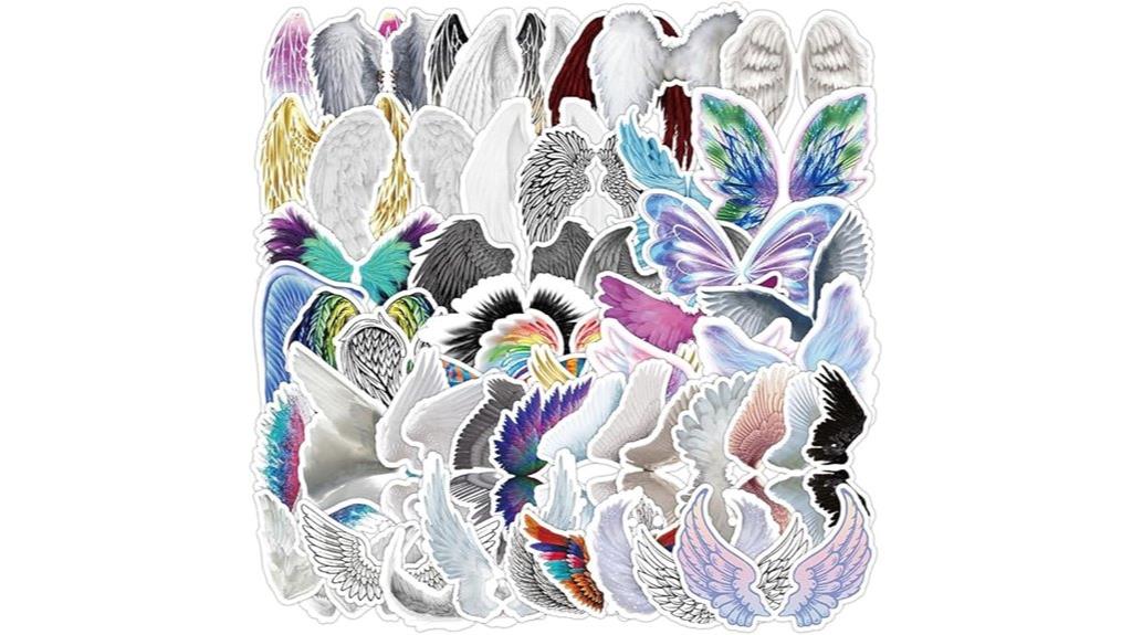 angel wings decal set