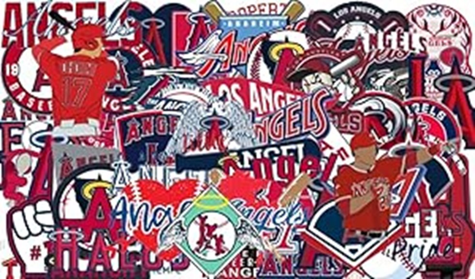 angels vinyl sticker pack