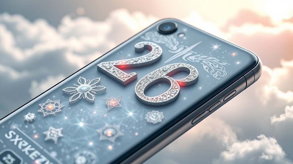 beautiful angel number phone cases