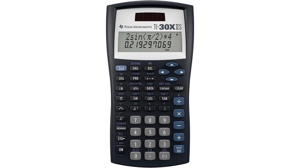 black blue scientific calculator