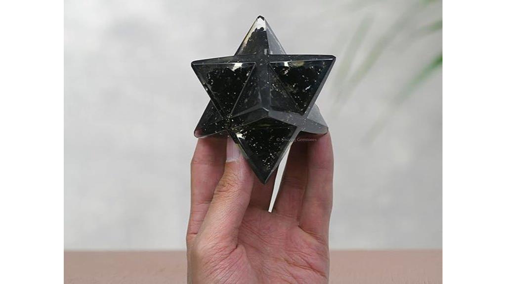 black tourmaline orgone merkaba