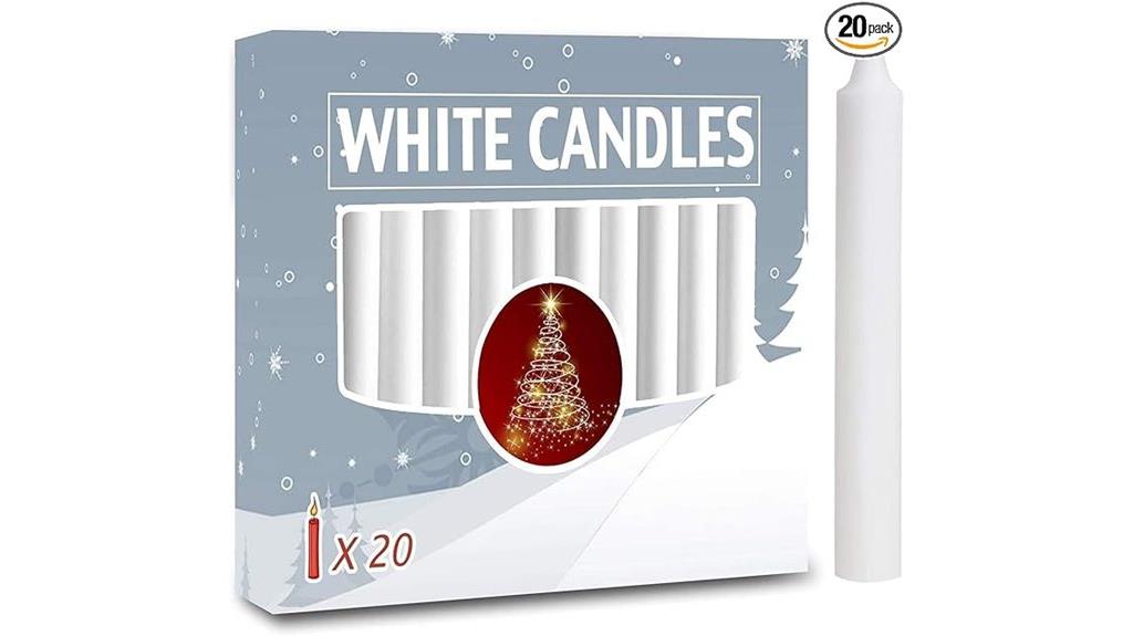 christmas tree candle set
