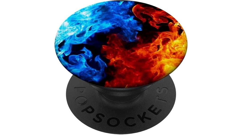 colorful flame popgrip
