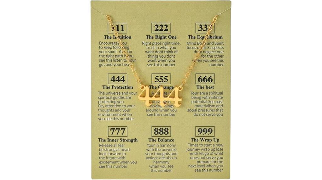 colorful gold angel necklace