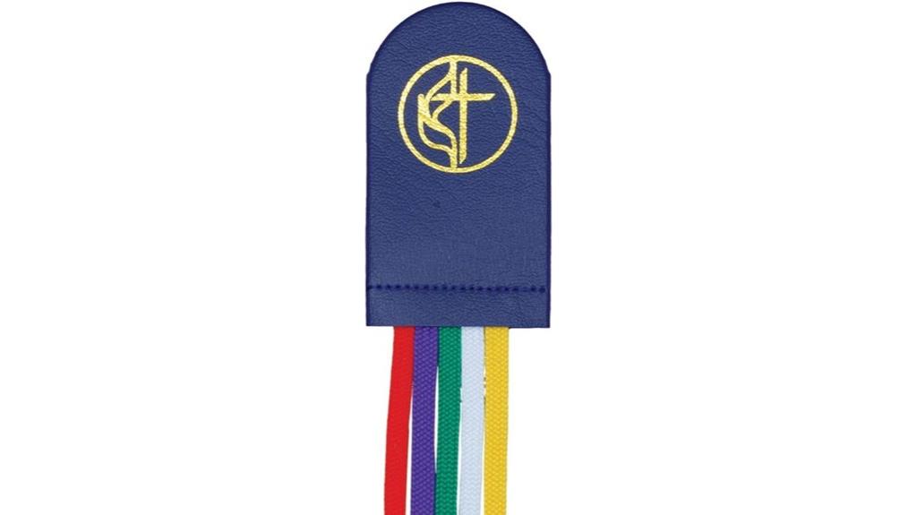 cross and flame ribbon