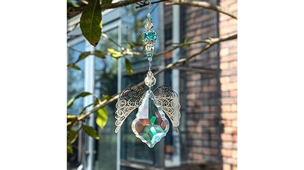 crystal angel sun catcher