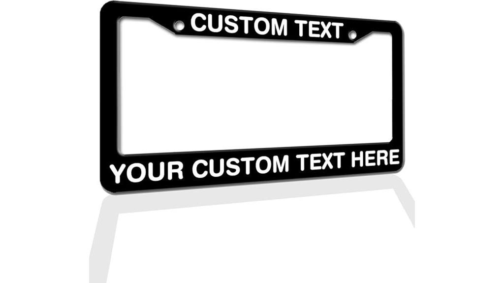 custom name monogram license plate
