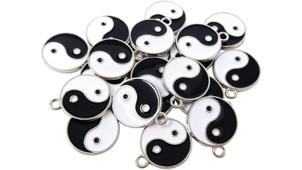 double sided yin yang charms