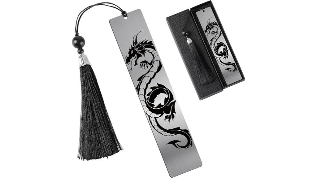dragon themed bookmark gift
