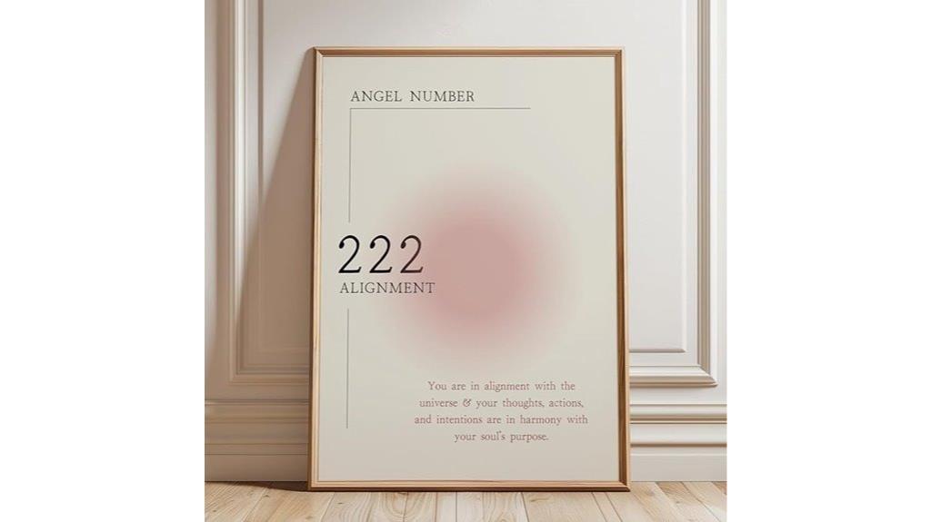 dusty rose numerology poster