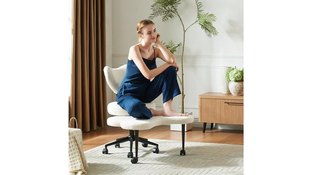 ergonomic swivel lumbar chair