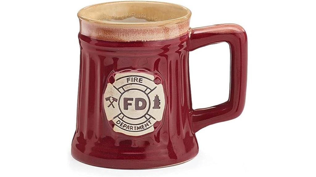 fire department crest mug