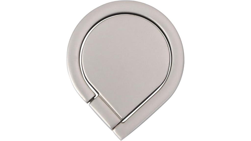 flame shaped metal phone grip