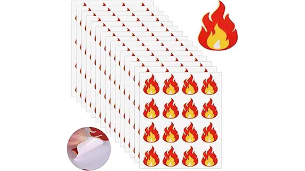 flame vinyl sticker collection