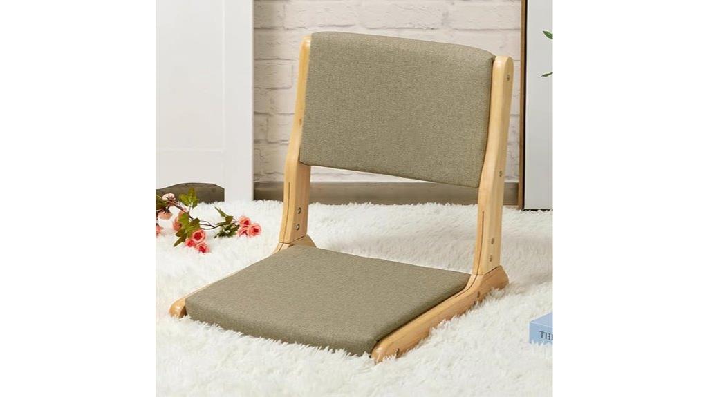 foldable japanese floor chair