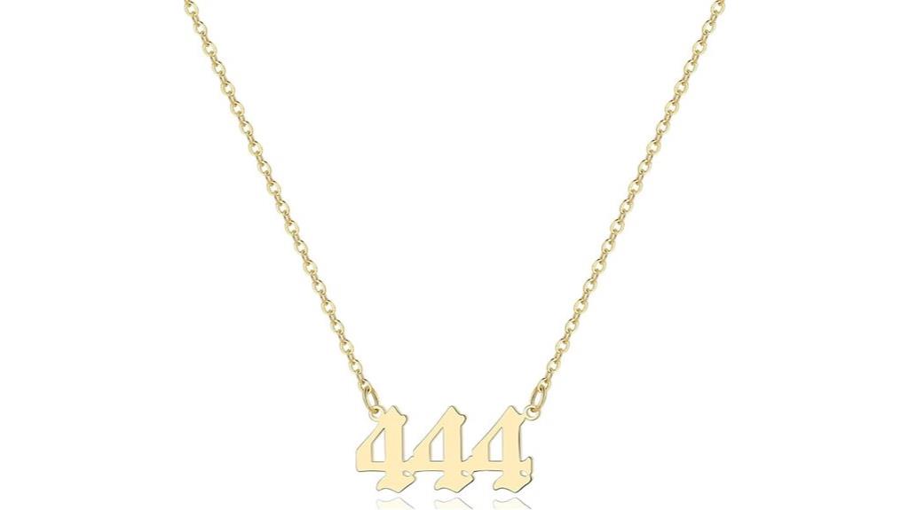 gold plated angel necklace