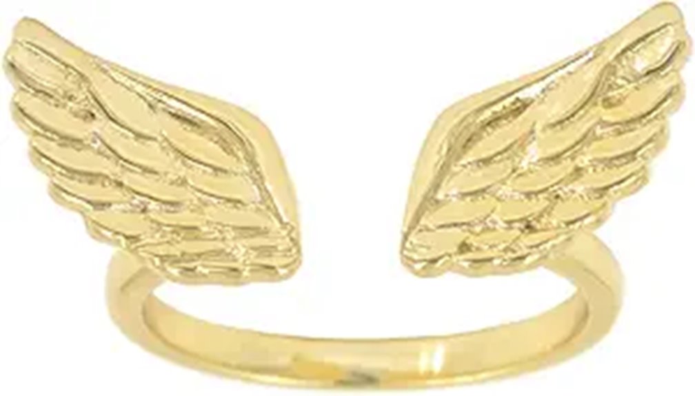 gold plated lemon grass ring