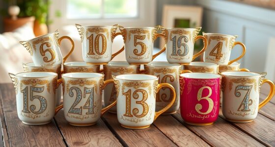 inspirational angel number mugs