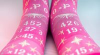 inspirational angel number socks