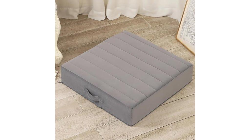 large square meditation cushion