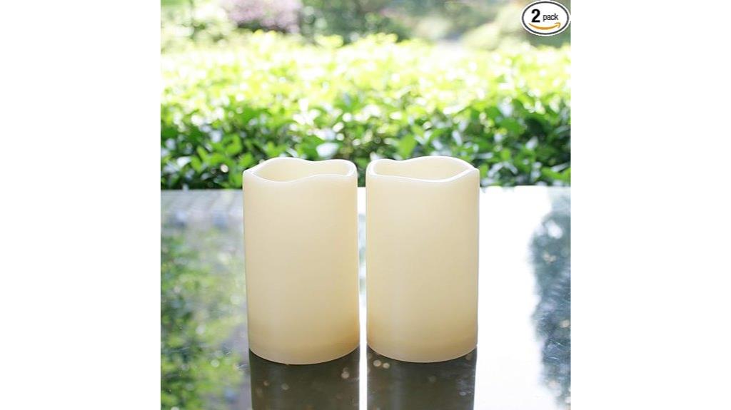 led candle set with timer