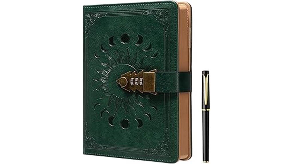 lockable a5 diary