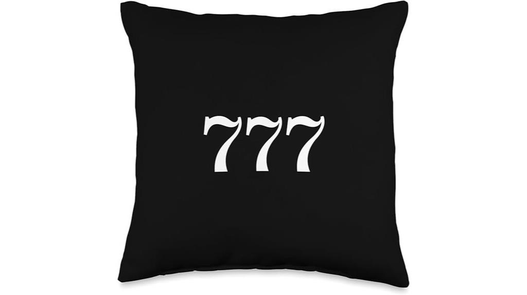 lucky angel number pillow