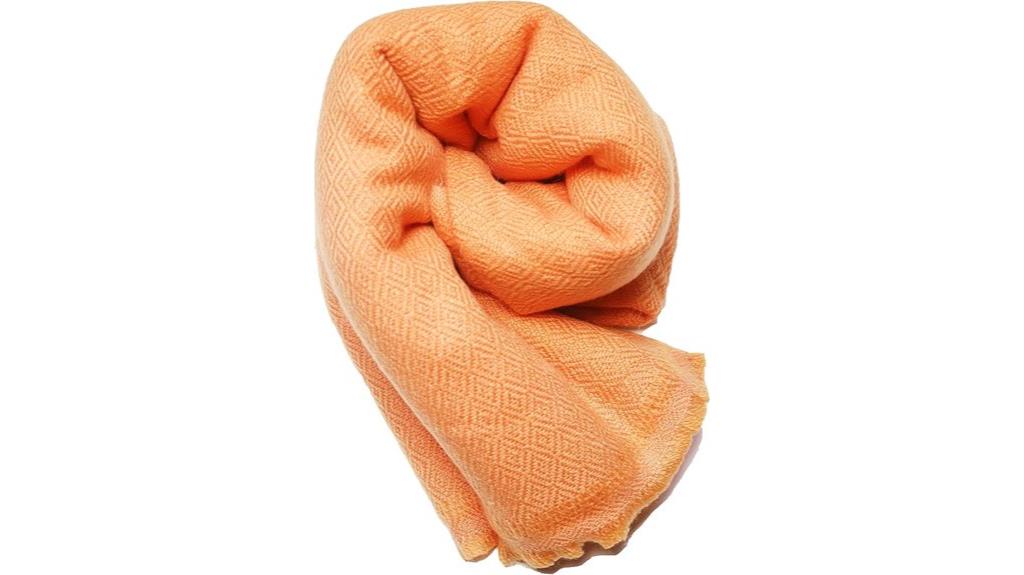 luxury handwoven wool shawl