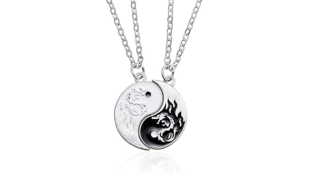 matching cat friendship necklaces