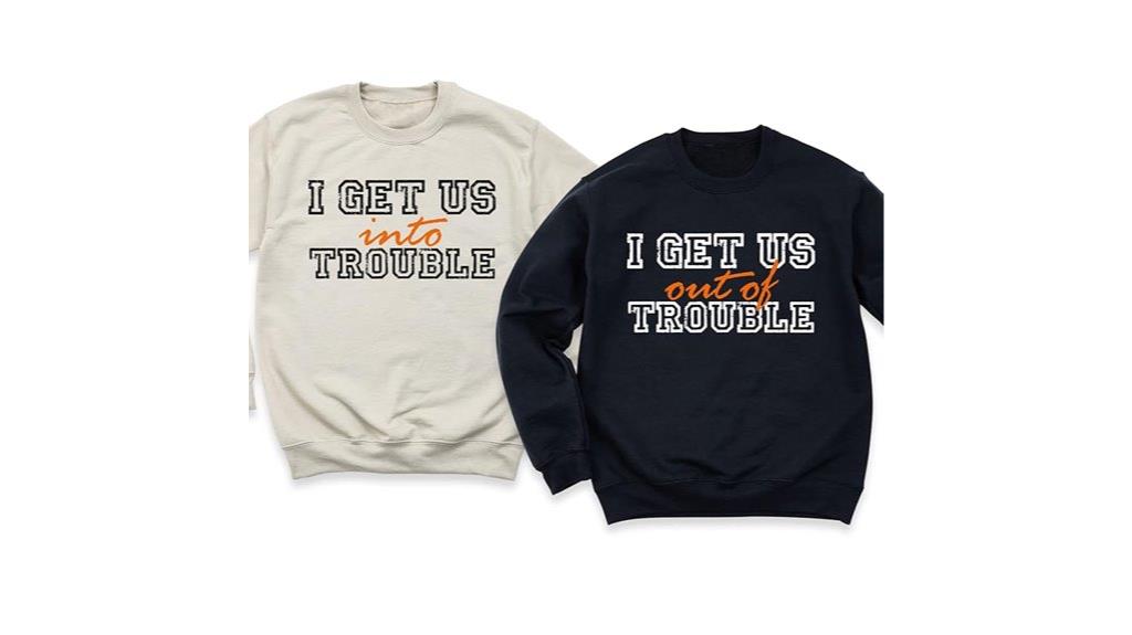 matching funny bff hoodies