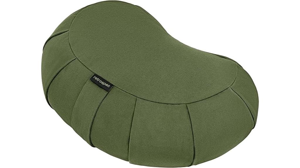 meditation cushion with buckwheat
