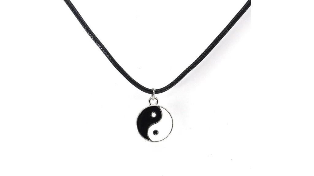 men s yin yang pendant