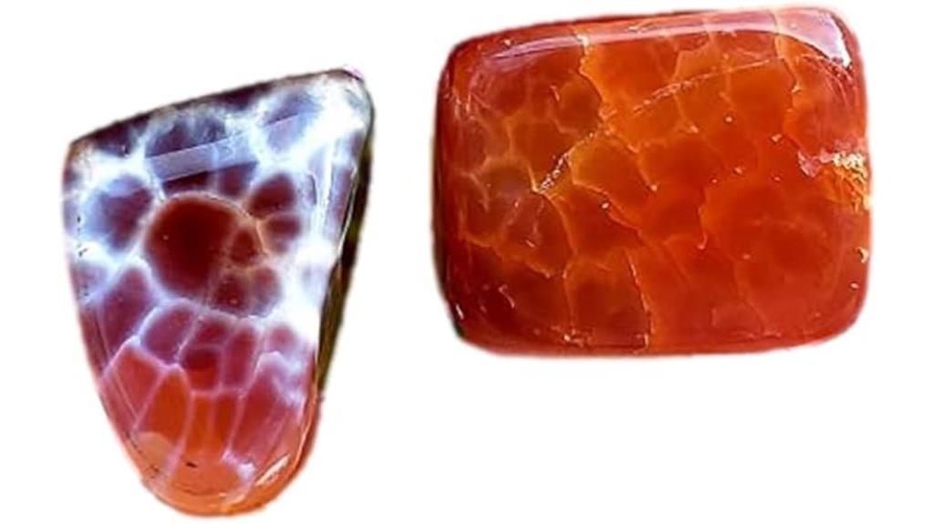 mexican fire agate tumbled