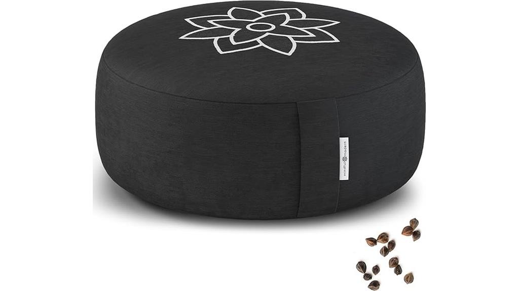 modern large meditation cushion